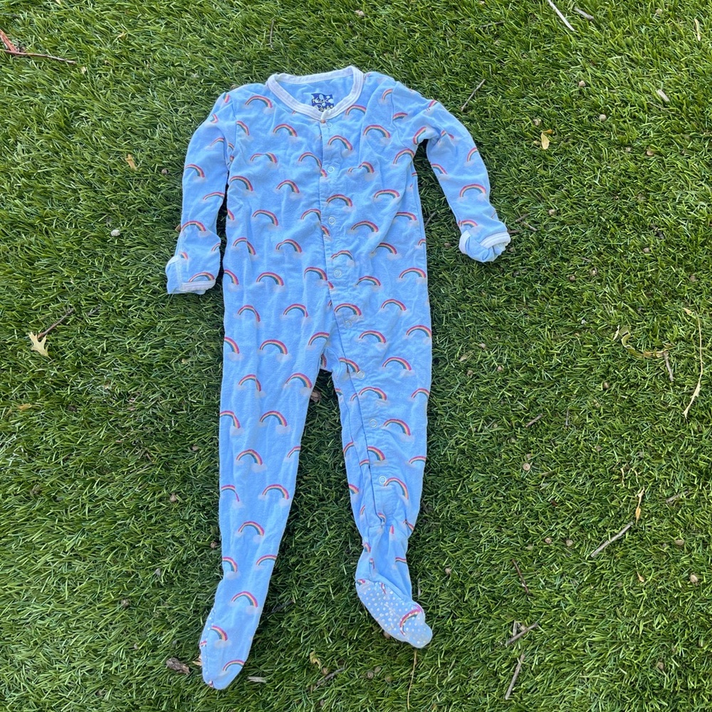 Kickee Pants Bamboo Rainbow Pajamas